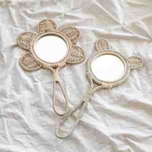 Cheapest price cute bunny kids <b>hand</b> <b>held</b> <b>mirrors</b> for children wholesale bulk quantity custom brand accepted - Product Image 5