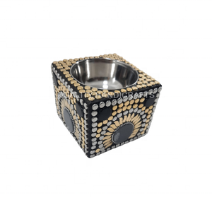 Best Design All-in-One Arabic Religious Bakhoor Oud <b>Burner</b> <b>Wood</b> Resin Brass Metal Inlay Rose Scent Customizable Indian - Product Image 5