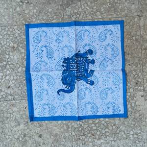 Ensemble de nappes et de serviettes de table modernes, de haute qualité, à motifs floraux, imprimées à la main, en coton, personnalisables, écologiques, durables, pour une utilisation en extérieur - Product Image 5