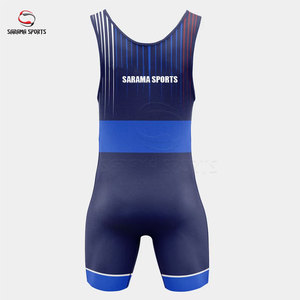 Trajes de Lucha Unisex OEM para Hombres, de Alta Calidad, Elásticos y Cómodos para el Rendimiento de los Luchadores - Product Image 5