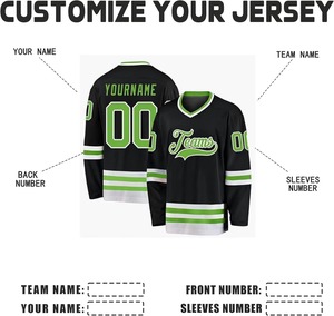 wholesale custom hockey jersey supplier breathable sublimated sports uniform durable lightweight teamwear ice hockey apparel OEM - Product Image 6