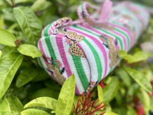 Bolsa de Gimnasio de Algodón Hecha a Mano, Bolsa de Viaje con Correa de Hombro Ajustable, Bolsa Deportiva Ligera, Venta al Por Mayor, OEM, Duradera - Product Image 4