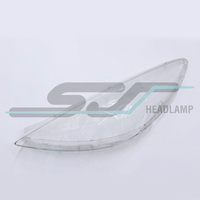 Penutup Lensa Kaca Lampu Depan Mobil Baru Peugeot 307 SW (2008-2013) Kiri Pengemudi/Kanan Penumpang Lapisan PC/UV Transparan Enam Lapis