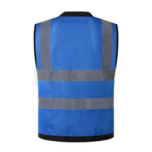 Chaleco de Seguridad Reflectante de Alta Visibilidad con Logotipo Impermeable ANSI Clase 2 de QUICK WAY INDUSTRIES para Hombre, Construcción - Product Image 3