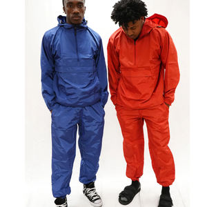 Ensemble de jogging unisexe 2-en-1 en nylon à capuche et quart de zip, grande taille, respirant, écologique, séchage rapide, idéal pour l'été - Product Image 6