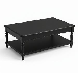 Table basse gonflable pliable moderne et écologique en MDF d'acacia massif, mobilier de salon, vente en gros, artisanat OEM ODM, intérieur - Product Image 1
