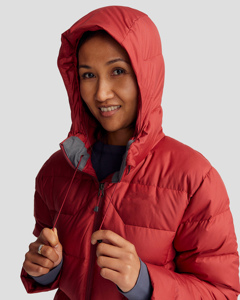 Chaqueta de invierno acolchada premium para mujer, ropa informal personalizada para exteriores, a prueba de viento, con cierre de cremallera y bolsillos laterales, abrigo para mujer - Product Image 5