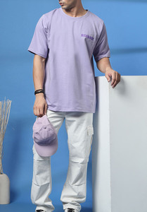 T-shirt en coton pour homme imprimé DTF personnalisé, qualité supérieure, col rond, décontracté, tissu respirant et doux, fabricant OEM et ODM - Product Image 2