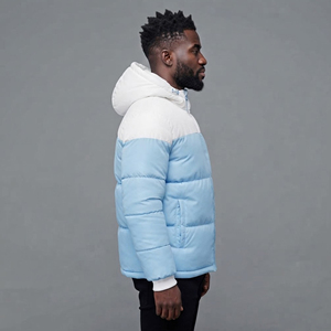 Chaquetas de Invierno para Hombre, Tallas Grandes, con Capucha, Impresión de Logotipo Personalizado, Servicio OEM, Chaquetas Bomber Acolchadas de Algodón Hechas a Medida - Product Image 2
