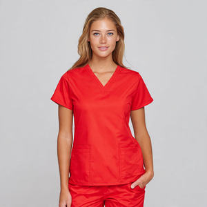 Camiseta de Peluquería Canina, Ropa de Trabajo para Peluqueros de Mascotas, Manga Corta, Uniforme para Mujeres - Product Image 2