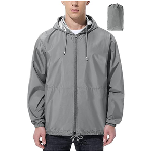 Veste coupe-vent légère pour homme, imperméable, respirante, veste décontractée pour l'extérieur - Product Image 6