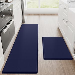 2 Tappeti da Cucina Antifatica, Tappetini Ammortizzati Antiscivolo per Scrivania, Tappetino Impermeabile per Pavimento della Cucina - Product Image 1
