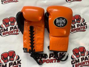 ถุงมือชกมวยหนังแท้สำหรับฝึกซ้อม ยี่ห้อ Fairtex รุ่น Professional No Boxing No Life สำหรับผู้ชายและผู้หญิง ระบายอากาศได้ดี กันลื่น พร้อมเชือกผูก - Product Image 2