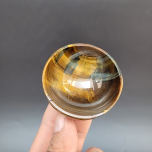 Vente en gros de bols en pierre naturelle sculptée et polie, pierres précieuses de quartz en vrac, rondes, pour la guérison, la décoration, la méditation, cadeau spirituel - Product Image 3