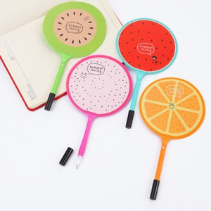 Stella magazzino estate ventilatore portatile Mini penna a sfera di frutta foto anguria con carattere galleggiante per le calde giornate estive - Product Image 1