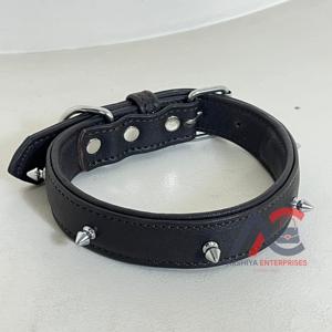 New Luxury Designer Genuine Leather <b>Dog</b> <b>Collar</b> Hair On Cowhide Leather Adjustable Buckle Handmade Stylish Pet <b>Collar</b> for <b>Dogs</b> - Product Image 1