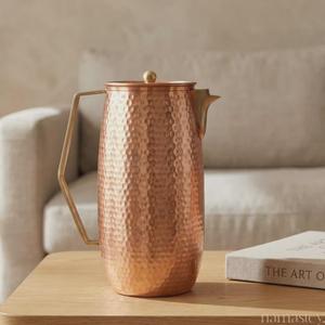 High Demanding <b>Copper</b> Water Pitcher Luxurious Design <b>Copper</b> Water Jug for Home Hotels & Restaurants <b>Utensils</b> Supplies Pitcher - Product Image 1