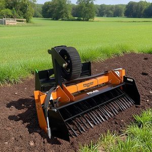 อุปกรณ์พรวนดิน Premier ขนาด 48 นิ้ว สำหรับรถ Skid Steer - ปรับปรุงสภาพดิน ปรับระดับ และเตรียมแปลงเพาะเมล็ด สำหรับใช้งานในฟาร์ม - Product Image 3