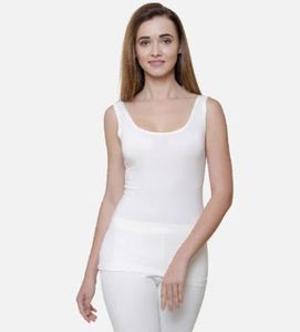 Ropa interior térmica sin mangas, suave, elástica y cómoda, chaleco térmico sin mangas, ligero y acogedor. - Product Image 1