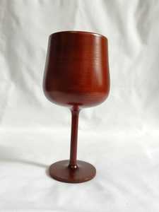 Verre à vin en bois de qualité supérieure pour les fêtes de mariage, design luxueux, diamètre réglable de 300 mm, taille personnalisable, accessoires de bar - Product Image 1