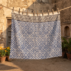 Wholesale Floral Hand Block Printed Sarong <b>Shawl</b> Print Beach Pareo Lightweight Cotton Boho Travel <b>Wrap</b> Eco-Friendly Boho Sarong - Product Image 5