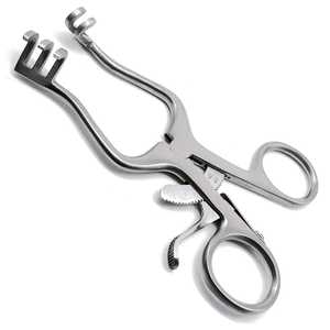 Retractor Quirúrgico Manual Weitlaner, Gancho para Heridas de 16 cm, 3x4 Puntas Cónicas, Acero Inoxidable, Uso Hospitalario, Derecho - Product Image 2