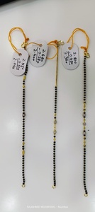 22k <b>Solid</b> <b>Gold</b> Mangalsutra Bracelet for Women Handmade Daily Wear Black Beads <b>Gold</b> Chain Bracelet Traditional Indian Jewelry - Product Image 3