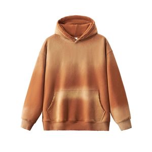 เสื้อฮู้ดดี้ผู้ชายทรงหลวมแบบกำหนดเอง ผ้าฝ้ายฟลีซ 350gsm พิมพ์ลายพัฟ สตรีทแวร์ แบรนด์ส่วนตัว ขายส่งสำหรับแบรนด์อเมริกัน - Product Image 2