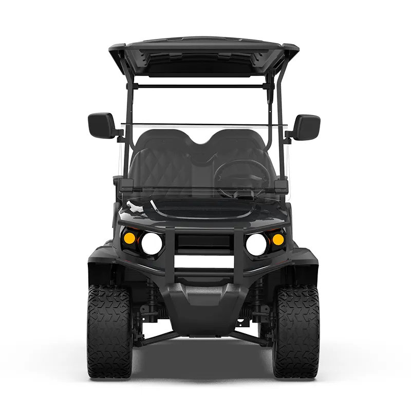 Hot Selling 5KW Farm Utility Off-Road Electric 6-Seater Golf Cart with Folding Windshield