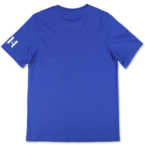 Camiseta de Manga Corta para Hombre, Marca Sigma, con Bordado de Letras Grandes, Color Azul Rey, Ecológica, Transpirable, Anti-Pilling, Informal, de Algodón Jersey - Product Image 2