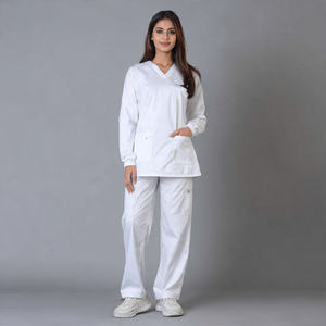 Conjuntos de Uniformes Médicos Transpirables de Spandex en Oferta, Uniformes de Enfermera al por Mayor - Product Image 3