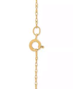 Collier pendentif en nacre et émail Evil Eye 18 "en or 10k | Macy's - Product Image 4