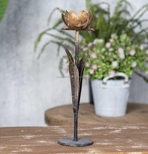 Candelabro de Metal para Centro de Mesa, Cena, Boda, Fiesta, Decoración Vintage para el Día de Acción de Gracias, Navidad y Hogar - Product Image 3