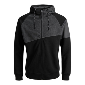 Sweat-shirt à capuche gris pour homme, coupe classique, couleur unie, en molleton de coton, pull décontracté avec poche avant, vêtement d'hiver - Product Image 4