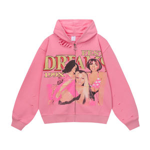 Sudaderas con Capucha al por Mayor con Estampado de Jarabe para la Tos, Sudaderas de Invierno de Alta Calidad Personalizadas para Hombre - Product Image 1