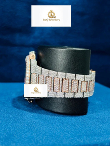 Reloj de Lujo con Diamantes Moissanite VVS, Movimiento Automático, Correa de Acero Inoxidable, Pasa el Test de Diamantes, Estilo Hip Hop para Fiestas - Product Image 4
