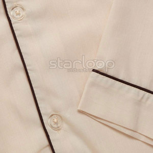 Custom Logo <b>Men</b> Night Suit <b>Set</b> Cotton <b>Pajamas</b> Sleepwear Comfortable Breathable Loungewear - Product Image 6