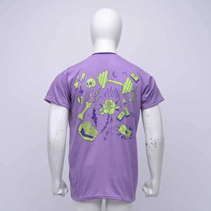 New arrived 2026 <b>100</b>% cotton t-<b>Shirts</b> for men custom DTF printed logo loose fit solid colour breathable hip hop t-<b>shirt</b> for mens - Product Image 5