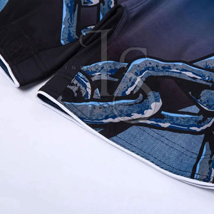 Pantalones Cortos de MMA de Diseño Profesional Más Vendidos al por Mayor, Precio Razonable, Hechos a Medida, Ligeros, de Spandex/Poliéster - Product Image 4