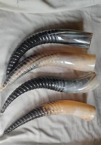 Handmade Viking Drinking Horn Best Quality Polished Buffalo Horn with Agate and Stand Decorative Item - Product Image 6