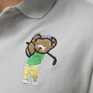 เสื้อโปโลปักโลโก้ตามสั่งขายดีสำหรับผู้ชาย สีพื้น ผ้าฝ้ายโพลีเอสเตอร์ 100% บริการ OEM พร้อมให้บริการ - Product Image 6