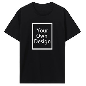 Camiseta de Manga Corta para Hombre, Cuello Redondo, Negra, Corte Regular, 100% Algodón Jersey, Color Sólido Informal, Transpirable, Diseño Frontal con Estampado Digital - Product Image 6