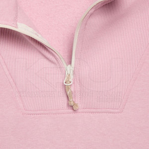 Modern Design Winter Casual 100% Cotton Blended Smooth Texture Women Half Zip <b>Sweatshirt</b> for <b>Gym</b> Workouts Outdoor Activities - Product Image 6