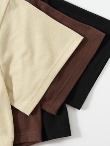Camiseta corta de algodón grueso de 250 g/m², estilo streetwear, manga corta, para verano, para mujer, OEM, logotipo personalizado, serigrafía. - Product Image 4