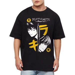 T-shirts pour hommes de haute qualité, t-shirts à épaules tombantes, t-shirts oversize, impression personnalisée, manches courtes, 100% coton. - Product Image 1