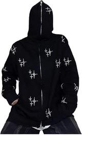 Sudadera con Capucha de Invierno para Hombre con Pedrería, Logotipo Personalizado, Forro Polar de Poliéster/Algodón, Estilo Urbano - Product Image 2