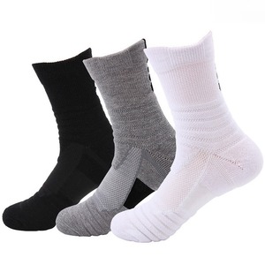 <b>Knee</b> <b>High</b> Thick Knitted Sporty <b>Socks</b> for Men Women Youth Adults-Spandex/Nylon/Cotton Towel Soled for Sports Yoga Cycling - Product Image 2