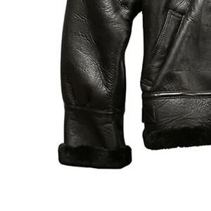 <b>Leather</b> <b>Jacket</b> Premium Zip Up <b>Leather</b> Outerwear Contemporary Casual Wear OEM Manufacturer Export Production - Product Image 4