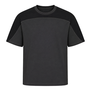T-shirt en coton à col rond personnalisé de qualité supérieure pour hommes, manches courtes, style décontracté streetwear, vêtements vierges, fournisseur en gros - Product Image 1