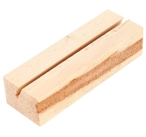 Porte-cartes en bois massif à prix abordable pour décorations de table de mariage, rangement de bureau et organiseurs de tiroirs de bureau - Product Image 1